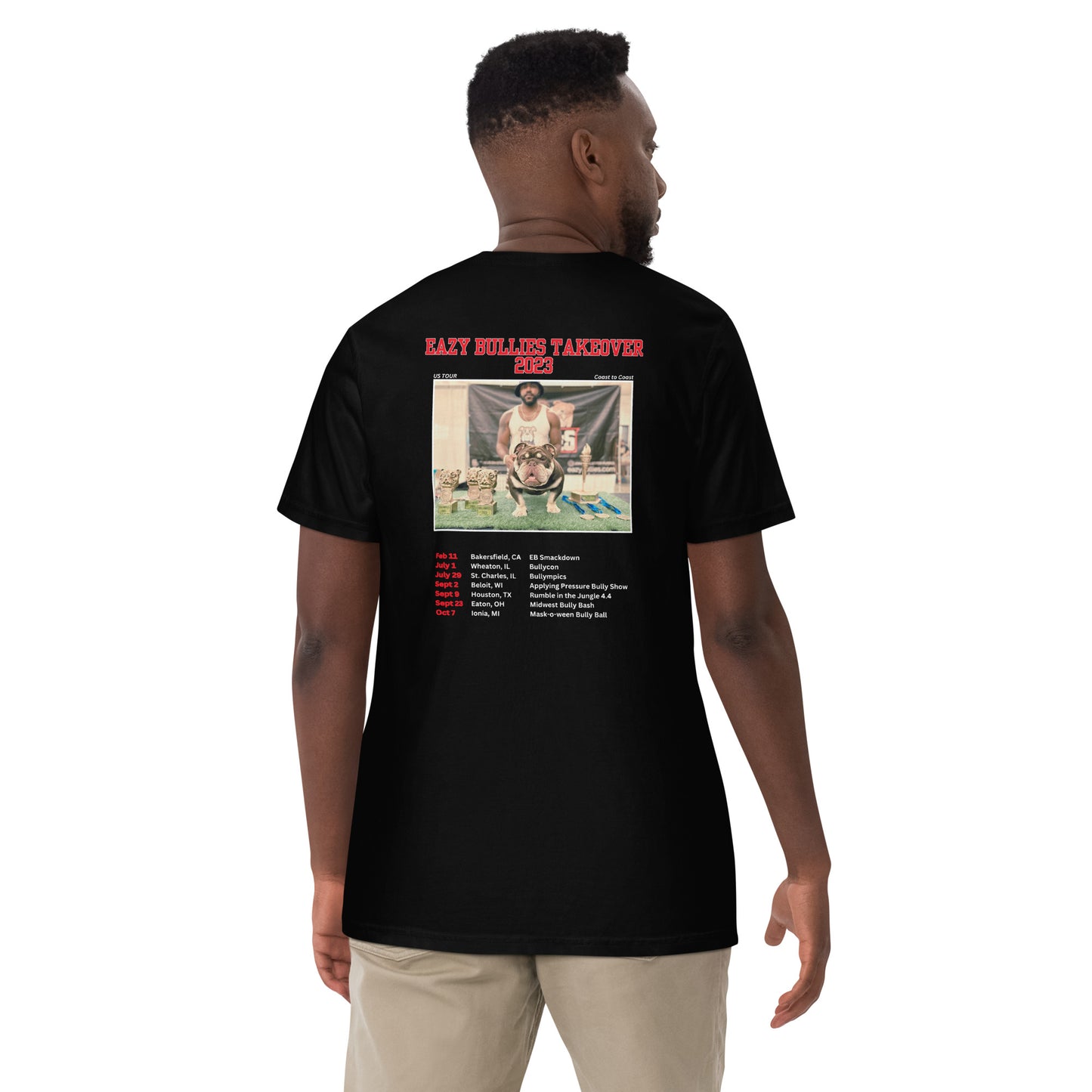 "Eazy Bullies 2023 Tour" T-shirt